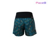  [NỮ] Quần Short Thể Thao Chạy Bộ Nữ Đa Năng MOTIVE WM SHORT BELT Màu Xanh Họa Tiết- BST [THE NEW GAME - MOTIVE x DALAT ULTRA TRAIL] 