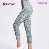  Quần Lửng Legging Nữ RunTiger 4686 Nâng Mông - Màu Xám Nhạt 