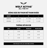  Áo Thun Chạy Bộ Nữ Wolf Active Light Fern 263, Chất Vải Wolf Active Mỏng Nhẹ, Tôn Dáng, Mát Mẻ 