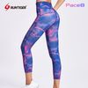  Quần Lửng Legging Nữ RunTiger 4686 Nâng Mông - Màu Xanh 