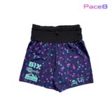  Quần Short Chạy Bộ Nam T8 Bix Sherpa - Navy Họa Tiết 