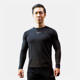  Áo Dài Tay Nam Wolf Active Powerfit V1 185, Áo Giữ Nhiệt Thể Thao, Áo Tập Gym Body Chất Vải Dày Dặn, Mềm Mịn 