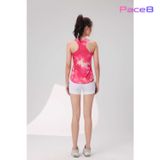  Áo Chạy Bộ Singlet Nữ Runtiger WM-7122 Full Printing - Hot Pink 