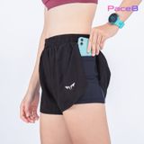  Quần Chạy Bộ Nữ 2 Lớp Fly Up 114, Quần Chạy Bộ Xẻ Cao, Chất Vải Cao Cấp, Nhẹ, Nhanh Khô 