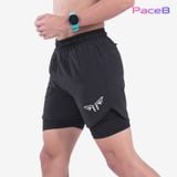  Quần 2 Lớp Chạy Bộ Tập Gym Wolf Active Max Speed 195, Chất Vải Cao Cấp, Nhanh Khô, Nhẹ, Nhiều Túi 