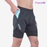  Quần 2 Lớp Chạy Bộ Tập Gym Wolf Active Max Speed 195, Chất Vải Cao Cấp, Nhanh Khô, Nhẹ, Nhiều Túi 