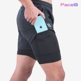  Quần 2 Lớp Chạy Bộ Tập Gym Wolf Active Max Speed 195, Chất Vải Cao Cấp, Nhanh Khô, Nhẹ, Nhiều Túi 