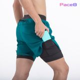  Quần 2 Lớp Chạy Bộ, Tập Gym Wolf Active Essential V1 110, Quần 2 Lớp Chạy Bộ, Tập Gym, Chất Vải Cao Cấp 