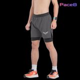  Quần 2 Lớp Chạy Bộ, Tập Gym Wolf Active Essential V1 110, Quần 2 Lớp Chạy Bộ, Tập Gym, Chất Vải Cao Cấp 