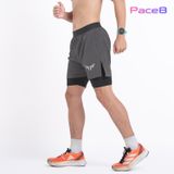  Quần 2 Lớp Chạy Bộ, Tập Gym Wolf Active Essential V1 110, Quần 2 Lớp Chạy Bộ, Tập Gym, Chất Vải Cao Cấp 