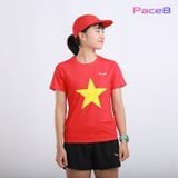  Áo Chạy Bộ Nữ Wolf Active Cờ Đỏ Sao Vàng 54, Chất Vải Active Max Cao Cấp, Mềm Mịn, Co Giãn 4 Chiều 