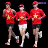 Áo Chạy Bộ Nam Wolf Active Cờ Đỏ Sao Vàng 54, Chất Vải Active Max Mềm Mịn, Thoáng Khí, Co Giãn 4 Chiều 