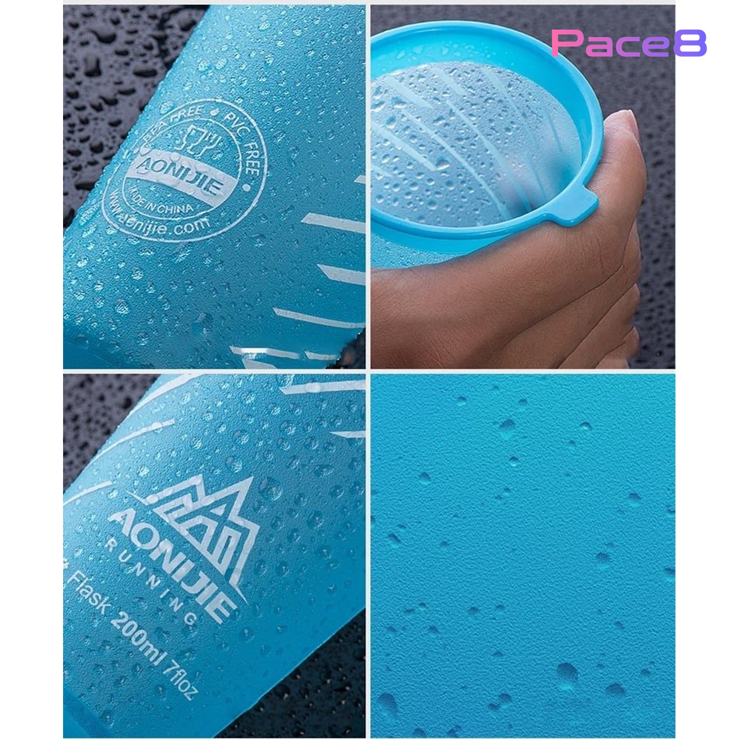 Miệng ly rộng 6.5cm