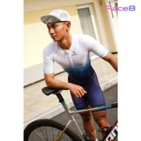  Bộ TRISUIT MOTIVE - Màu Trắng Xanh 