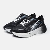  [SNGY] Giày Thể Thao Chạy Bộ Nam Nữ Goya Strides 3 Năm 2025 Đen Trắng 