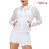  Áo Khoác Chạy Bộ Nữ RunTiger 5906B - Màu Trắng 