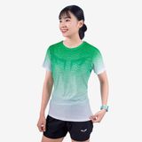  Áo Chạy Bộ Nữ Wolf Active Vân Nước 124,Chất vải WolfActive Cao Cấp, mềm mịn, Nhẹ Nhanh Khô, Thấm Hút Mồ Hôi Tốt 