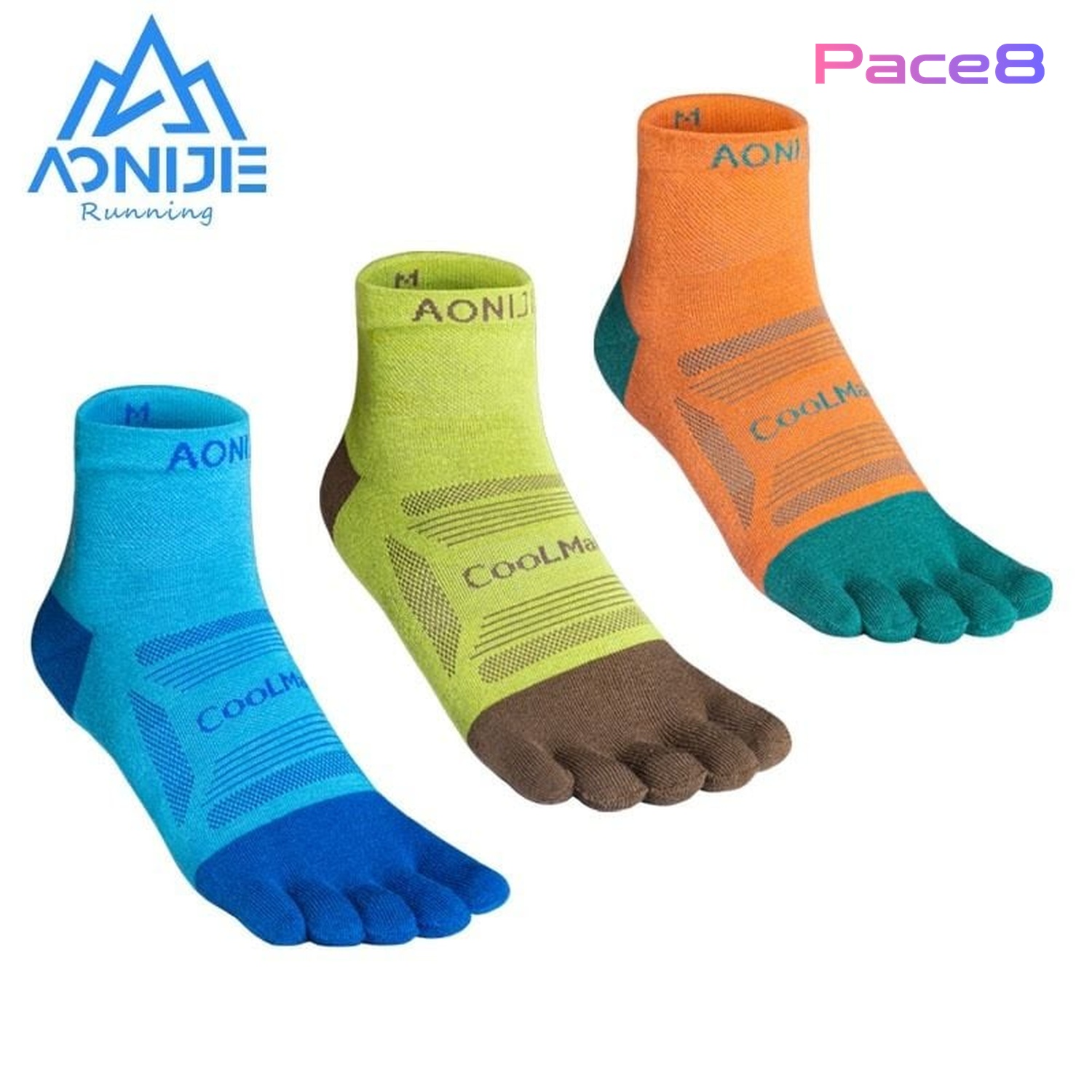 Một số chi tiết khác của vớ xỏ ngón cổ trung Aonijie E4838