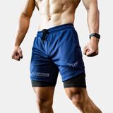  Quần 2 Lớp Wolf Active Fitpro 104, Quần Gym Nam 2 Lớp, Chất Vải Mềm Mịn, Lớp Trong Ôm Đùi Co Giãn 4 Chiều 