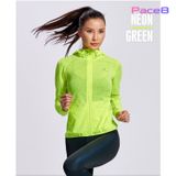  Áo Khoác Chạy Bộ Nữ RunTiger 4080A - Màu Xanh Neon 
