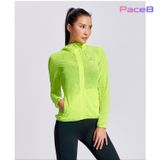  Áo Khoác Chạy Bộ Nữ RunTiger 4080A - Màu Xanh Neon 