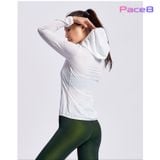  Áo Khoác Chạy Bộ Nữ RunTiger 4080A - Màu Trắng 