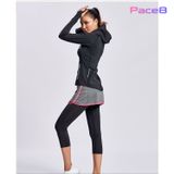  Quần Lửng Legging Nữ RunTigerR 4229 Nâng Mông - Màu Xám 