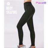  Quần Dài Chạy Bộ Nữ RunTiger 4449 - Màu Đen Xanh Lá 