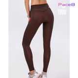  Quần Dài Chạy Bộ Nữ RunTiger 4449 _ Màu Đen Cam 