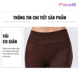  Quần Dài Chạy Bộ Nữ RunTiger 4449 _ Màu Đen Cam 