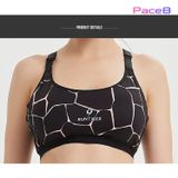  Áo Bra Chạy Bộ Nữ RUNTIGER 4488 - Màu Đen Cam 