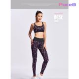  Quần Dài Chạy Bộ Nữ RUNTIGER 4489 - Màu Đen Rose 