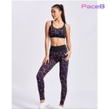  Quần Dài Chạy Bộ Nữ RunTiger 4489 - Màu Đen Hồng 