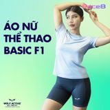  Áo Thể Thao Basic 67 Wolf Active, Áo Tập Gym, Áo Chạy Bộ Chất Vải Active Max Cao Cấp, Mềm Mịn, Tôn Dáng 