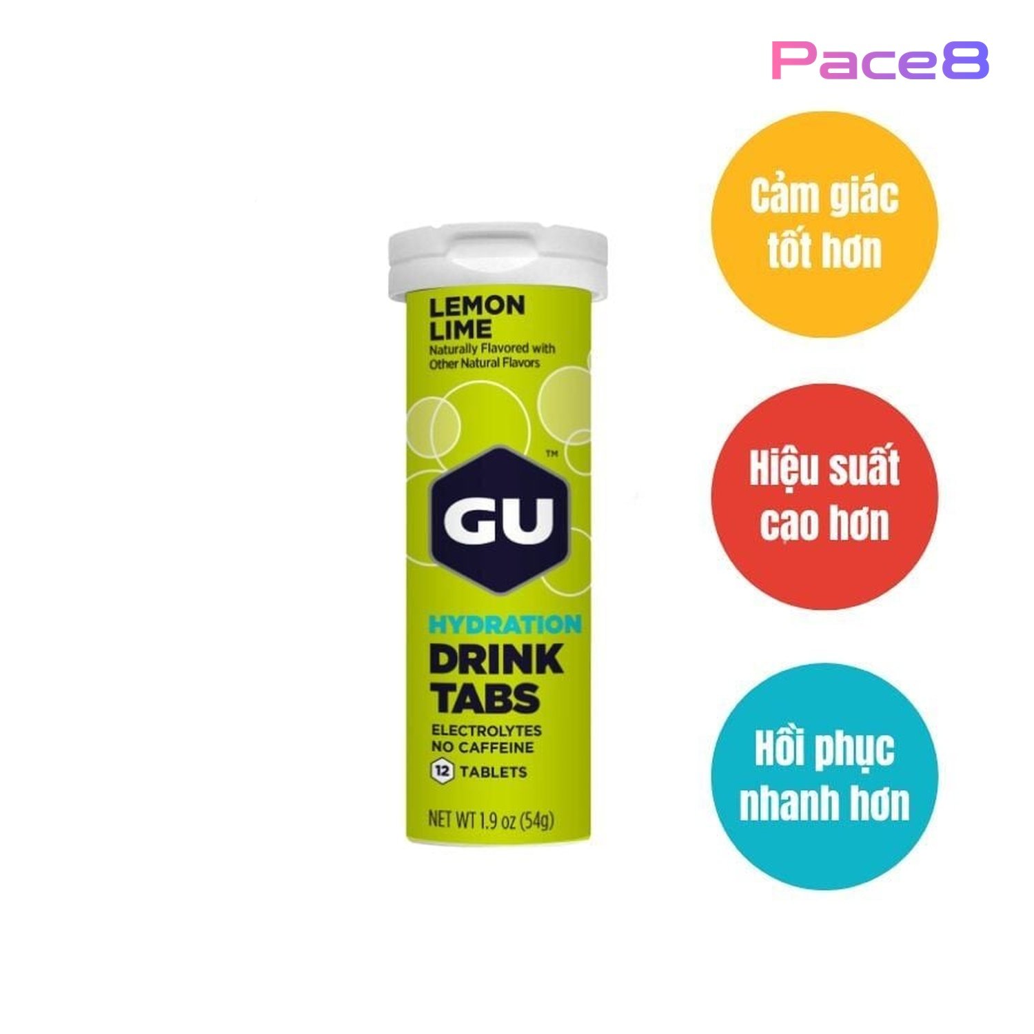 Viên sủi điện giải Gu - Lemon Lime