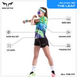 Áo Thun Chạy Bộ Nữ Wolf Active The Leaf 264, Thiết Kế Đẹp Mắt, Chất Vải Mỏng Nhẹ, Nhanh Khô 