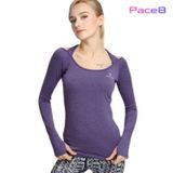  Áo Dài Tay Nữ RunTiger 3999 Hở Lưng - Màu Tím 