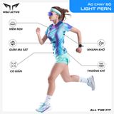  Áo Thun Chạy Bộ Nữ Wolf Active Light Fern 263, Chất Vải Wolf Active Mỏng Nhẹ, Tôn Dáng, Mát Mẻ 