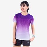  Áo Chạy Bộ Nữ Wolf Active Vân Nước 124,Chất vải WolfActive Cao Cấp, mềm mịn, Nhẹ Nhanh Khô, Thấm Hút Mồ Hôi Tốt 