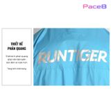  Áo Khoác Chạy Bộ Nam RunTiger 767 - Màu Xanh Dương 