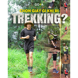  Giày Thể Thao Chạy Bộ, Leo Núi Nam Nữ Goya Trail Blaze Năm 2025 Xanh Navy 