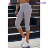  Quần Lửng Legging Nữ RunTiger 6003B Nâng Mông - Màu Xám 