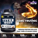  Titan Whey Protein hộp 2.1kg - Sữa Tăng Cơ Bắp Cao Cấp 70 lần dùng 