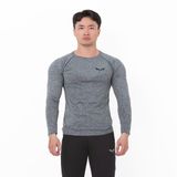  Áo Dài Tay Nam Wolf Active Powerfit V3, Form Raglan Tôn Dáng, Chất Vải Cao Cấp 
