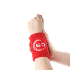  Khăn Quấn Cổ Tay Six Zero Thấm Mồ Hôi Sweat Wrist Band - Ruby Red 