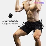  Quần Thể Thao Nam Wolf Active Multi Sports01 - 63, Chất Vải Poly 2 Da Cao Cấp Co Giãn 4 Chiều 