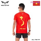  Áo Chạy Bộ Nam Nữ Wolf Active Cờ Đỏ Sao Vàng 234 – Bứt Phá Đường Đua Với Tinh Thần Việt 