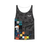  Áo Ba Lỗ Chạy Bộ Nam Wolf Active, Áo Ba Lỗ Chạy Bộ, Chất Vải Active Max Mềm Mịn, Thấm Hút Mồ Hôi Tốt 