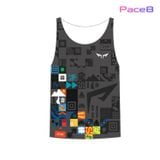  Áo Ba Lỗ Chạy Bộ Nam Wolf Active, Áo Ba Lỗ Chạy Bộ, Chất Vải Active Max Mềm Mịn, Thấm Hút Mồ Hôi Tốt 