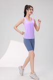 Áo chạy bộ Singlet nữ Runtiger WM-7122 - Purple 